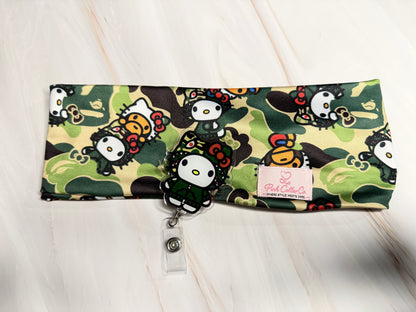 Camo Kitty Headband 🖤