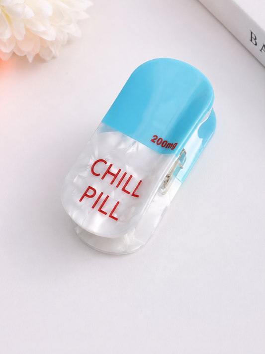 Blue Mini Chill Pill Clip ♡