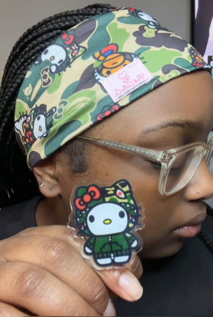 Camo Kitty Headband 🖤